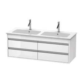 Duravit Ketho База под раковину,для 233613, 4 выдв.ящика,480x1270x475мм, цвет белый глянцевый (KT643302222)