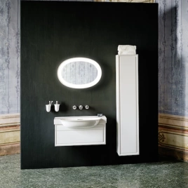 Laufen New Classic База под раковину подвесная, 780х320х340 мм, 1 ящик, цвет белый глянцевый (для раковины 813855) (4.0604.1.085.631.1)