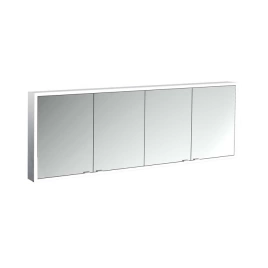 Emco Prime Зеркальный шкаф с подсветкой LED Facelift навесная модель, 1800 mm, 4-дверки, IP 20 зеркальная задняя стенка (9497 062 88)