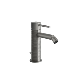 GESSI 316 Смеситель для биде на 1 отверстие, с донным клапаном, излив 118мм, цвет: steel brushed (54307#239)