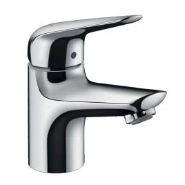 Hansgrohe Novus Cмеситель для раковины 70 на 1 отв. с донным клапаном, излив 107мм, h67мм, цвет: хром (71020000)