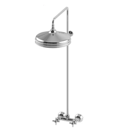 Stella Italica Душевой комплект 3283/301/314A-300: смеситель, штанга+верхний душ 300мм, цвет: хром (IT 02413 CR00)