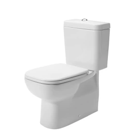 Duravit D-Code Унитаз моноблок с отдельным бачком (не вкл. бачок), 650х355 мм. слив универсальный, цвет белый (21180900002)