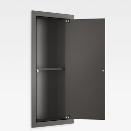 Armani Roca Island Встраиваемый шкафчик 25х13.1хh55см с полочкой DX, цвет: nero (7.8164.8.103.9)
