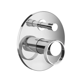 Gessi Anello Встраиваемый однорычажный смеситель на 2 выхода с перекл. (внешние части), цвет: хром (63377#031)