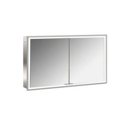 Emco Prime Зеркальный шкаф с подсветкой LED Facelift встраив. модель, 1200 mm, 2-дверки, IP 20 задняя панель цвет белый (9497 063 94)