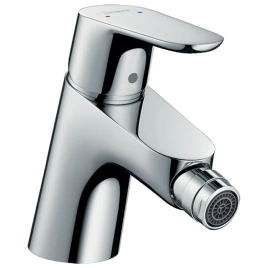 Hansgrohe Focus Смеситель для биде с донным клапаном Push-Open, на 1 отв, излив 126мм, h54мм, цвет: хром (31922000)