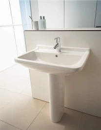Раковина Duravit Starck 3 двойная 1300х485 мм с 2мя отверстиями под смесительитель с переливом цвет белый (865160000)