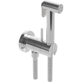 CISAL Shower Гигиенический душ со шлангом 120 см,вывод с держателем и встроенный прогрессивный картридж, цвет хром (CY00794521)