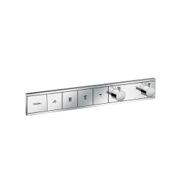 Hansgrohe RainSelect Встраиваемый термостат для душа, 4 источника (внешняя часть), цвет: хром (15382000)