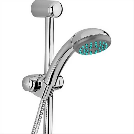 CISAL Shower Душевой гарнитур:ручная лейка,шланг 150 см,штанга 60 см, цвет хром (DS01030021)