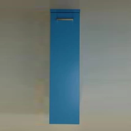 IDEA STELLA/IDEA Пенал, ш25/в98/г34см, петли справа, с ручкой 03092хром, цвет blu 11/blu 11 (03062DX BLU/BLUкомплект)