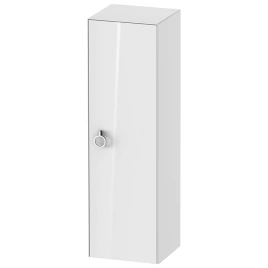Duravit White Tulip Шкаф подвесной, 1320x400x360 мм, 1 дверца, 3 стекл полки с алюм, петли справа, цвет: белый высокоглянцевый (WT1333R8585)