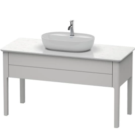 Duravit Luv База напольная, 743x1388x570, 1 выдв.ящик, цвет скандинавско белый шелковисто-матовый (LU956103939)