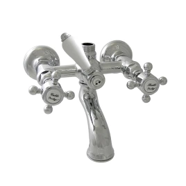 Nicolazzi Dames Anglaises Смеситель для ванны и душа, настенный, с 2мя ручками, на 2 отв, цвет: хром (1400CR70)