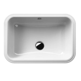 Раковина GSI Pura с переливом 55x38 см цвет белый