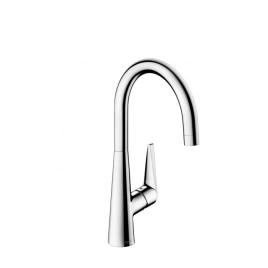 Hansgrohe Talis S M51 Кухонный смеситель, на 1 отв, однорычажный, с поворотным изливом 203мм, h262, 1jet, цвет: хром (72810000)
