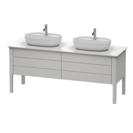 Duravit Luv База напольная, 743x1788x570, 2 выдв.ящика, цвет скандинавско белый шелковисто-матовый (LU9567B3939)