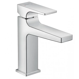 Hansgrohe Metropol Смеситель для раковины 100, на 1 отв, с донным клапаном, излив 135мм, цвет: хром (32506000)