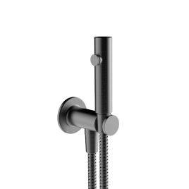 GESSI INCISO Гигиенический душ на 1/2, цвет: brushed black metal pvd (58153#707)