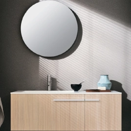 NOORTH milldue edition Столешница 108х51.3хh1.2см с интегрированной раковиной LAYER 02 c1отв, milltek solid light, цвет: bianco opaco-D06 (4175.108.D06.1)