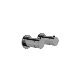 GESSI ANELLO Внешние части для термостатического смесителя на 3 позиции, цвет Black Metal Brushed PVD (63335#707)