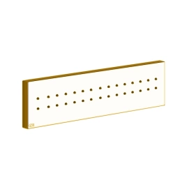 Gessi Rettangolo Боковая форсунка прямоугольная, цвет: золото (32975#080)
