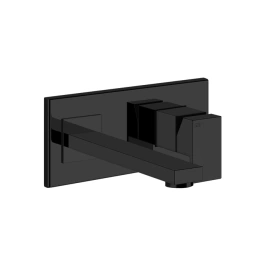 Gessi Rettangolo Встраиваемый однорычажный смеситель, излив 206мм(внешние части), цвет: черный (44836#299)