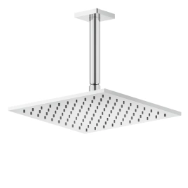 GESSI Rilievo Потолочная душевая головка шарнирная 250x250 мм на 1/2, цвет: хром (59155#031)