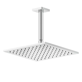 GESSI Rilievo Потолочная душевая головка на 1/2 250x250 мм, длина изгот. под заказ (105 - 1855 мм), цвет: хром (59159#031)