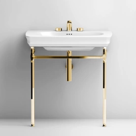 Artceram CIVITAS Металическая структура Quadra 55х44хh80,5см для раковины 68, цвет: золото (CIA001 73 oro)