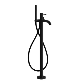 GESSI 316 Напольный смеситель для ванны с душевой лейкой (внешние части), цвет: Black XL (54028#299)