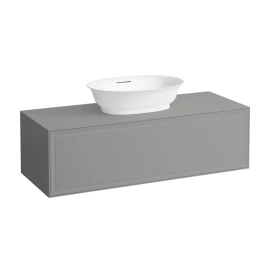 Laufen New Classic База под раковину подвесная, 1180х450х350 мм, 1 ящиком, цвет серый (для раковины 812852, 812853) (4.0602.1.085.627.1)