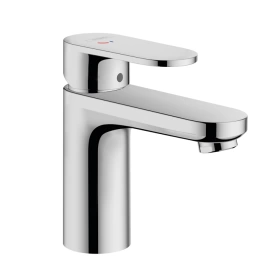 Hansgrohe Vernis Blend Смеситель для раковины 70 CoolStart, на 1 отв, с донным клапаном, излив 89мм, h71мм, цвет: хром (71584000)