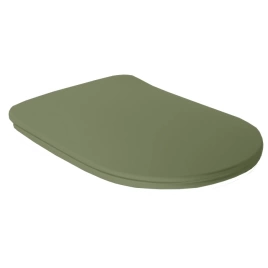 Kerasan Tribeca Сиденье Slim для унитаза c микролифтом цвет: Verde muschio (519111 Verde muschio)