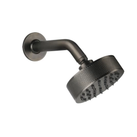 GESSI INCISO Душевая головка настенная, шарнирная на 1/2, 200мм, цвет: nero XL (58189#299)