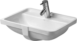 Раковина Duravit Starck 3 встраиваемая снизу 490х365 мм с 1 отв под смеситель с переливом цвет белый (302490000)