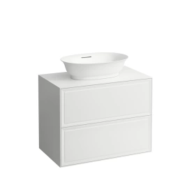 Laufen New Classic База под раковину подвесная, 780х450х350 мм, 2 ящика, цвет белый глянцевый (для раковины 812852, 812853) (4.0601.2.085.631.1)