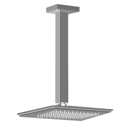 Gessi Eleganza Верхний душ потолочный, высота от 115 до 1865мм, цвет: Finox (46150#149)