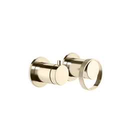 GESSI ANELLO Смеситель встраиваемый, однорычажный, с переключателем на 2 положения, внешняя часть, цвет Finox Brushed Nickel (63380#149)