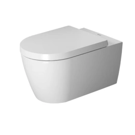 Duravit Me by Starck Унитаз подвесной Rimless 570х370 мм, с креплениями, цвет белый (2529090000)