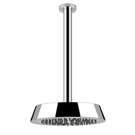 Gessi Cono Душевая головка потолочная, высота изготавливается под заказ, с защитой от известкового налёта, цвет: хром (45150#031)
