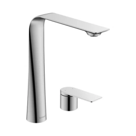Duravit D.1 Смеситель для раковины на 2 отв. высокий h=253мм,, цвет: хром (D11130002010)