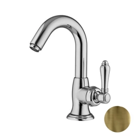 Nicolazzi El Capitan Смеситель для раковины однорычажный, с донным клапаном, цвет: Bronze Plated (3454BZ75C)