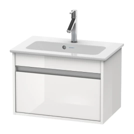 Duravit Ketho База под раковину 410x600x385, 1 выдв.ящик, цвет белый глянцевый (KT642202222)