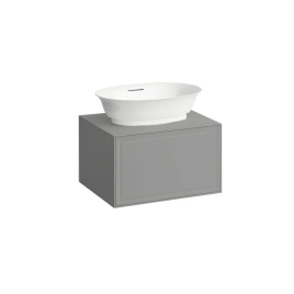 Laufen New Classic База под раковину подвесная, 580х450х350 мм,1 ящик, цвет серый (для раковины 812852, 812853) (4.0600.1.085.627.1)