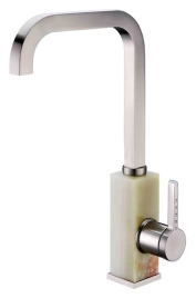 Смеситель Zorg Stone ZR 370 Y crema nickel для кухонной мойки