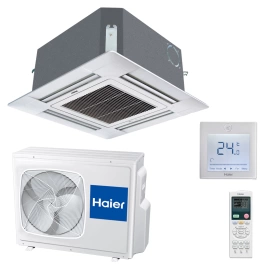 Кондиционер кассетный Haier AB24ES1ERA(S)/1U24FS1EAA/PB-950JB on/off