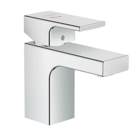 Hansgrohe Vernis Shape Смеситель для раковины 70 CoolStart, на 1 отв, с донным клапаном, излив 89мм, 71мм, цвет: хром (71593000)