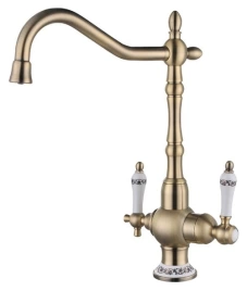 Смеситель Zorg Clean Water ZR 336 YF-50 BR для кухонной мойки